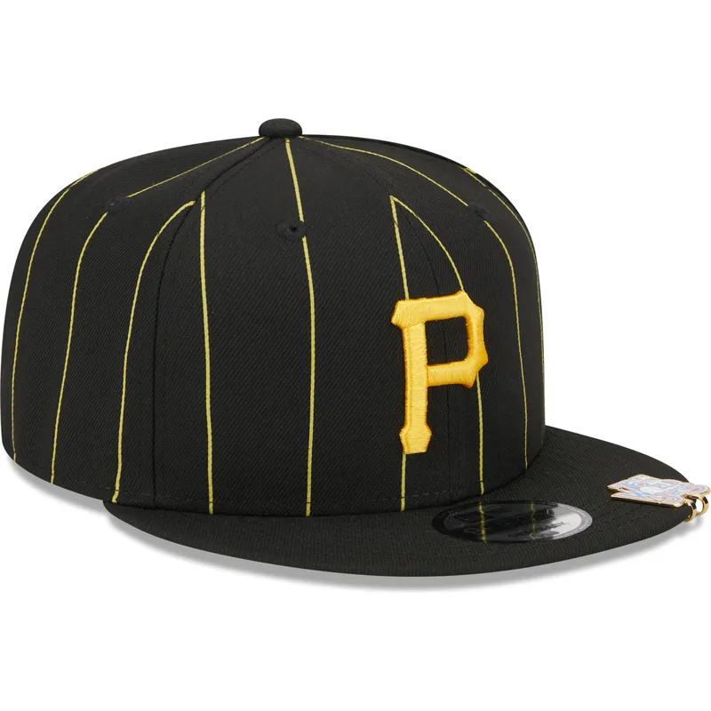 lippikset-littea-musta-snapback-9fifty-pinstripe-visor-clip-pittsburgh-pirates-mlb-new-era