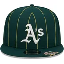 lippikset-littea-vihrea-snapback-9fifty-pinstripe-visor-clip-oakland-athletics-mlb-new-era