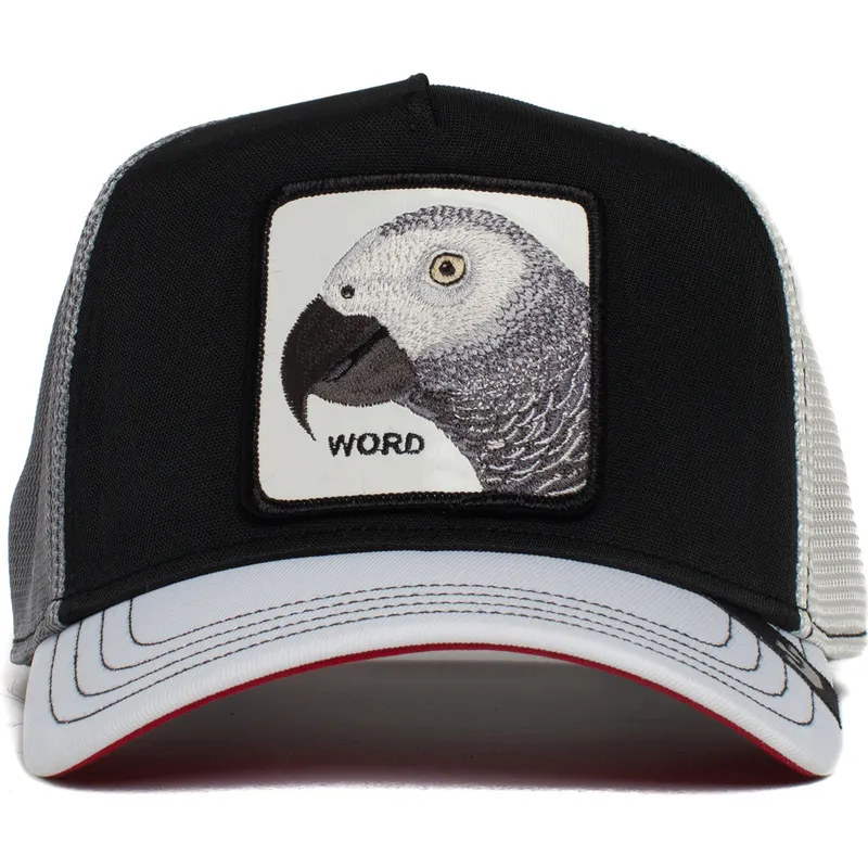 lippikset-kaareva-rekka-musta-snapback-bird-s-the-word-the-farm-goorin-bros
