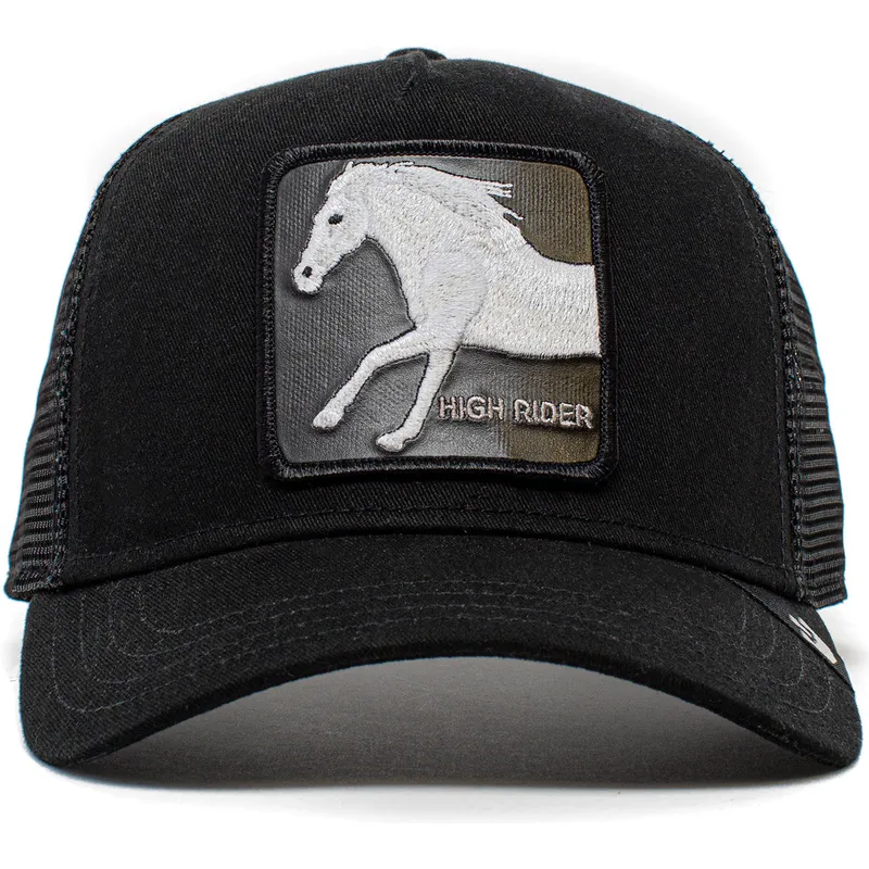 lippikset-kaareva-rekka-musta-snapback-high-rider-ride-high-the-farm-goorin-bros lippikset-kaareva-rekka-musta-snapback-high-rider-ride-high-the-farm-goorin-bros