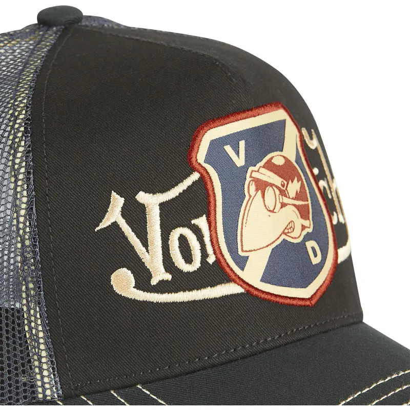 lippikset-kaareva-rekka-musta-snapback-vd-mic2-von-dutch