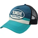 lippikset-kaareva-rekka-vihrea-snapback-powered-by-kimoa