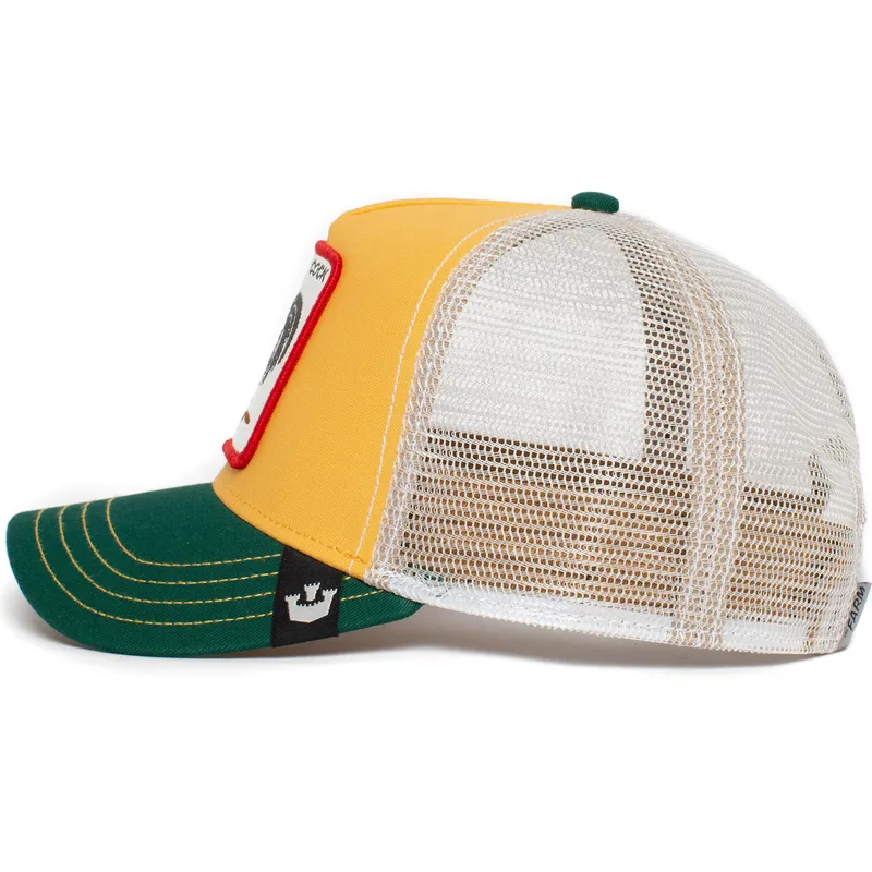 lippikset-kaareva-rekka-keltainen-snapback-the-cock-the-farm-goorin-bros