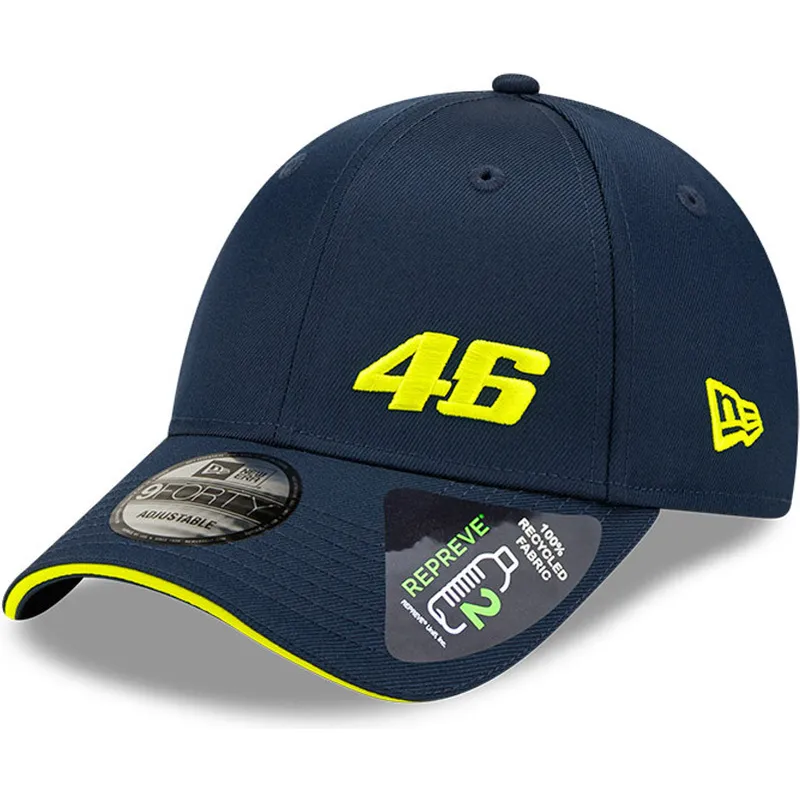 lippikset-kaareva-laivastonsininen-saadettava-nauha-9forty-repreve-flawless-valentino-rossi-vr46-motogp-new-era