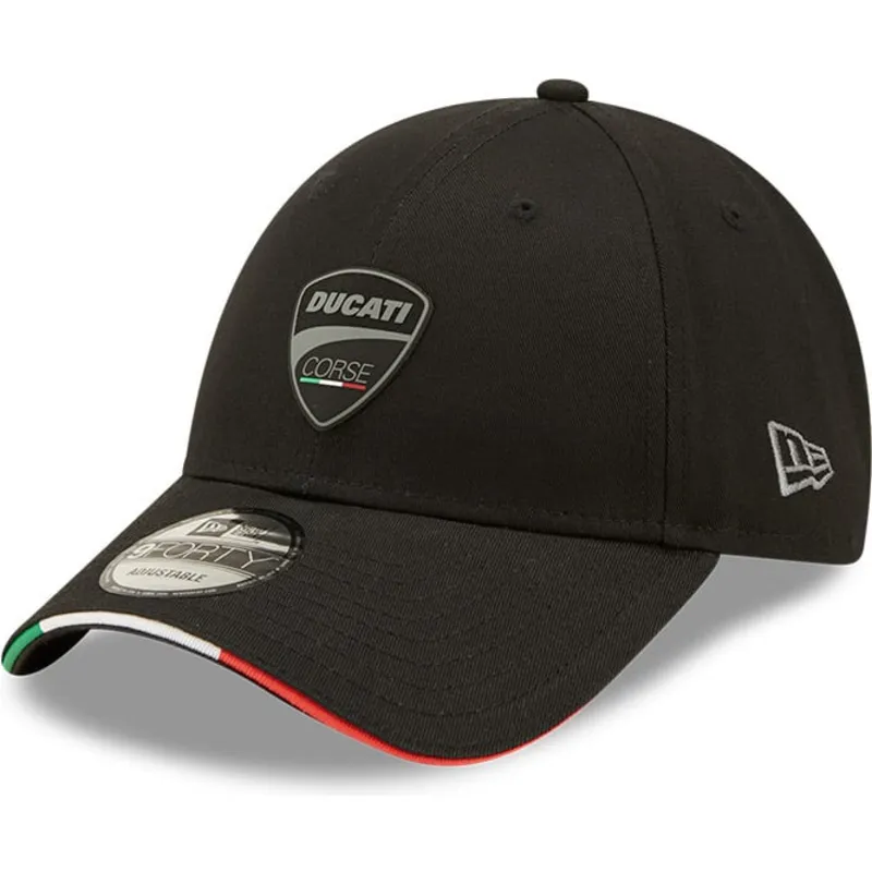 lippikset-kaareva-musta-saadettava-nauha-9forty-repreve-flag-sandwich-ducati-motor-motogp-new-era
