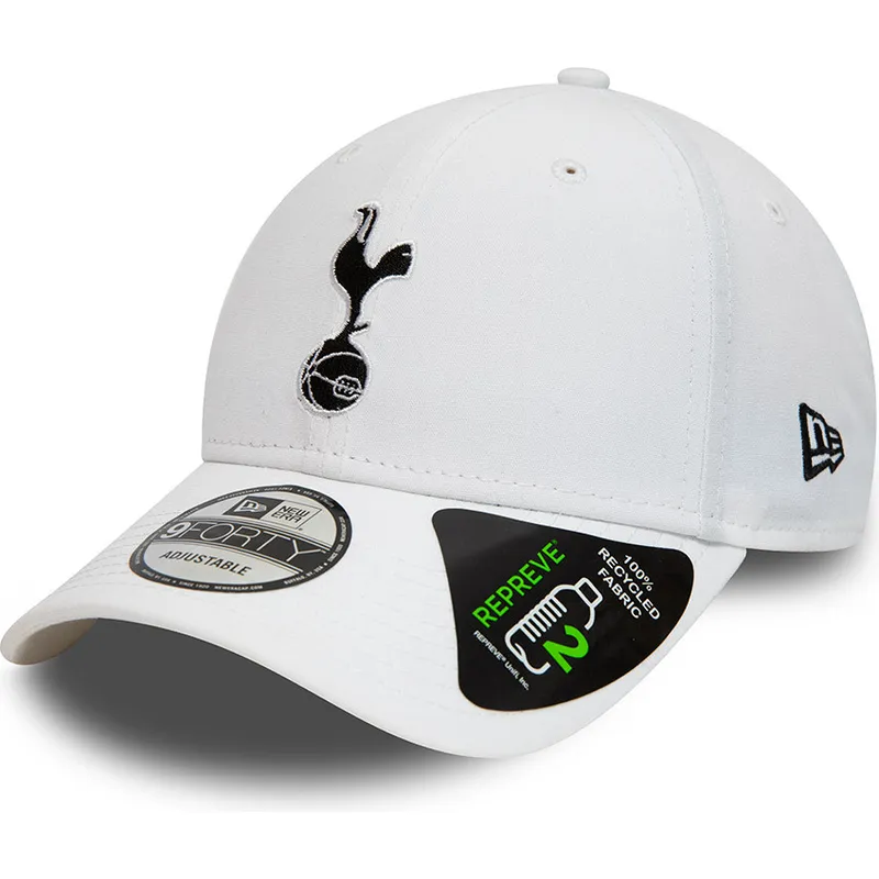 cap-kaareva-white-adjustable-strap-9forty-repreve-tottenham-hotspur-football-club-premier-league-new-era cap-kaareva-white-adjustable-strap-9forty-repreve-tottenham-hotspur-football-club-premier-league-new-era
