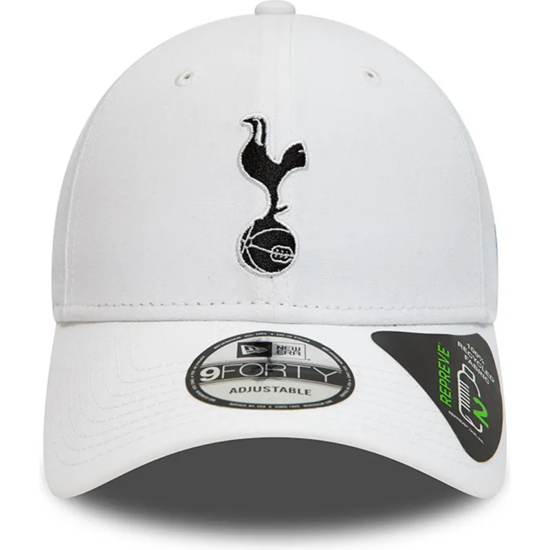 cap-kaareva-white-adjustable-strap-9forty-repreve-tottenham-hotspur-football-club-premier-league-new-era cap-kaareva-white-adjustable-strap-9forty-repreve-tottenham-hotspur-football-club-premier-league-new-era