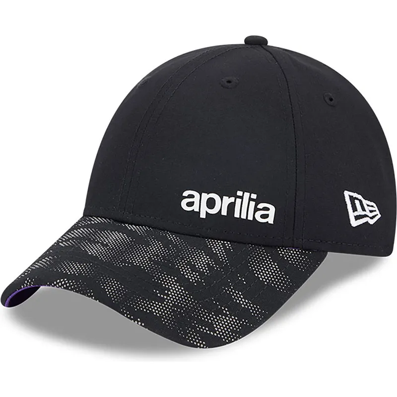 lippikset-kaareva-musta-saadettava-nauha-9forty-reflective-visor-aprilia-piaggio-new-era
