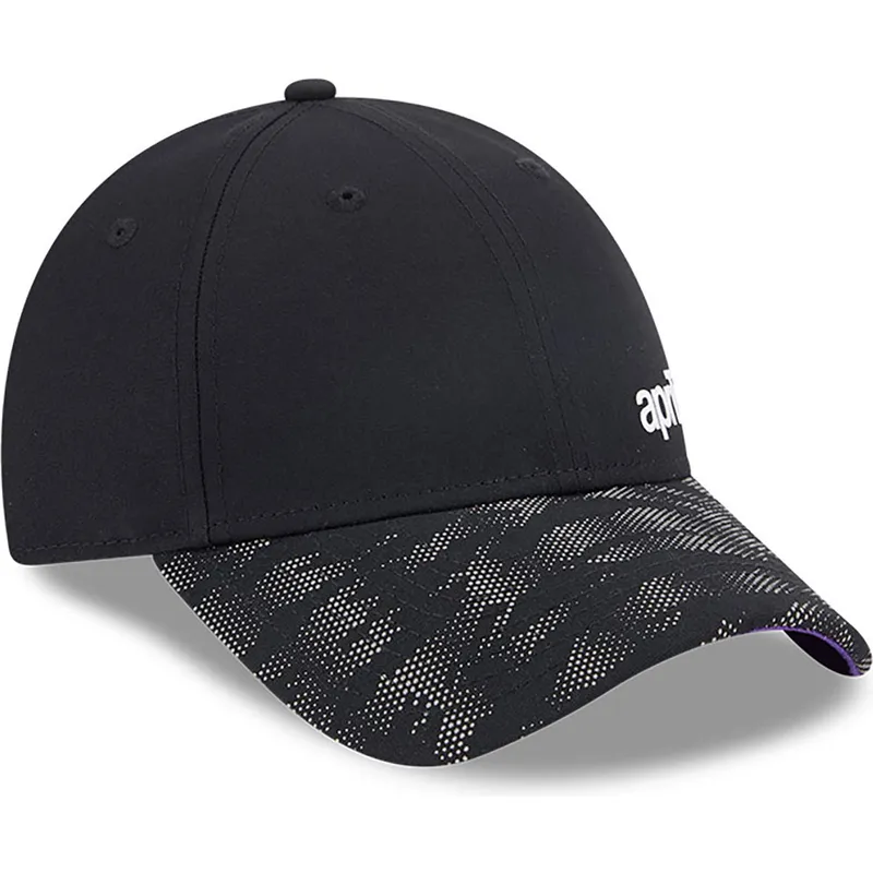 lippikset-kaareva-musta-saadettava-nauha-9forty-reflective-visor-aprilia-piaggio-new-era