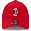 cap-kaareva-red-adjustable-strap-9forty-core-ac-milan-serie-a-new-era