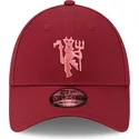 new-era-curved-brim-red-logo-9forty-seasonal-manchester-united-football-club-premier-league-red-adjustable-cap