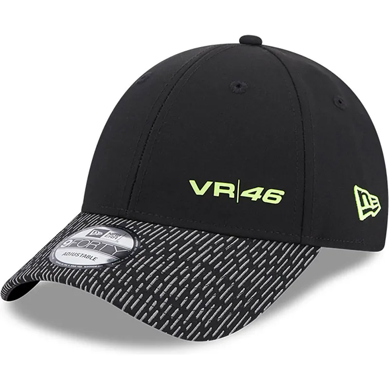 lippikset-kaareva-musta-saadettava-nauha-9forty-reflective-visor-valentino-rossi-vr46-motogp-new-era