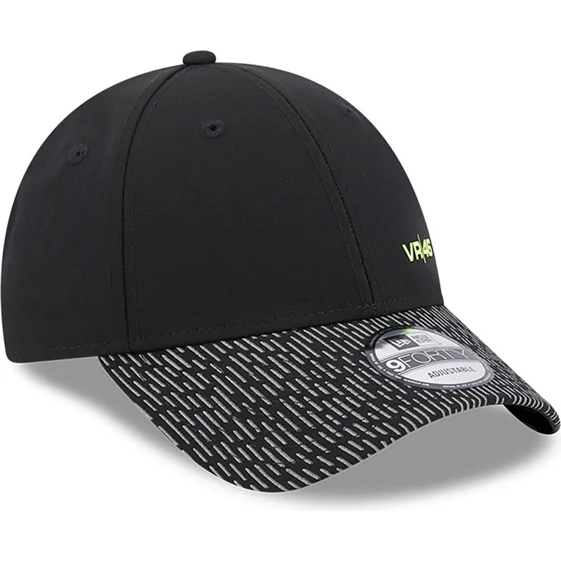 lippikset-kaareva-musta-saadettava-nauha-9forty-reflective-visor-valentino-rossi-vr46-motogp-new-era