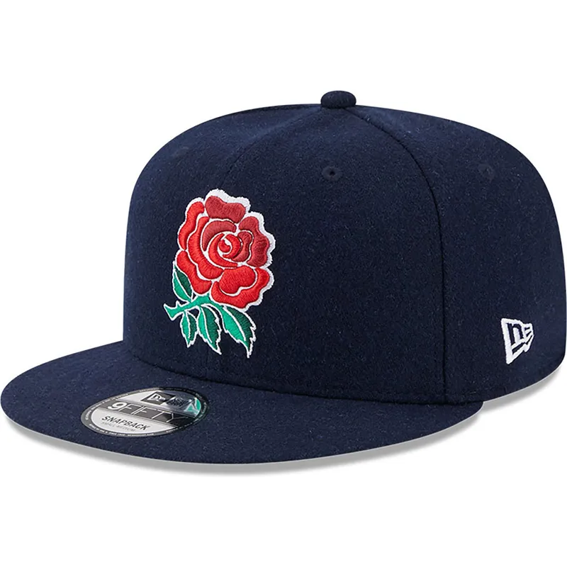 lippikset-littea-sininen-snapback-9fifty-wool-england-rugby-rfu-new-era