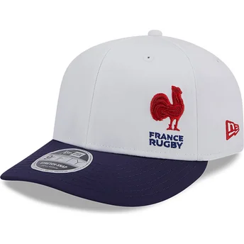 Lippikset kaareva sininen snapback 9FIFTY Stretch Snap Flawless French Rugby Federation FFR New Era