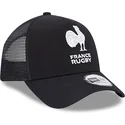 lippikset-kaareva-rekka-musta-snapback-a-frame-monochrome-french-rugby-federation-ffr-new-era