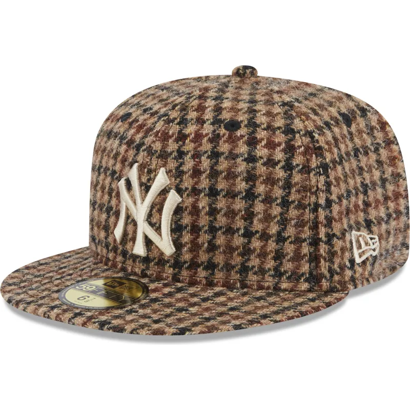 lippikset-littea-ruskea-istuva-59fifty-harris-tweed-new-york-yankees-mlb-new-era