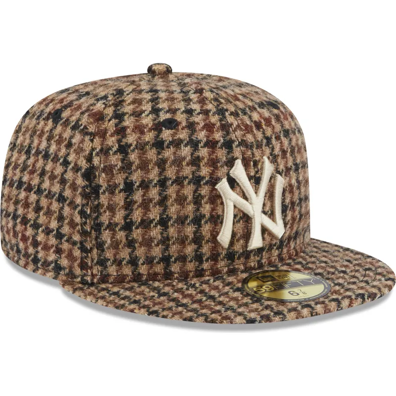 lippikset-littea-ruskea-istuva-59fifty-harris-tweed-new-york-yankees-mlb-new-era