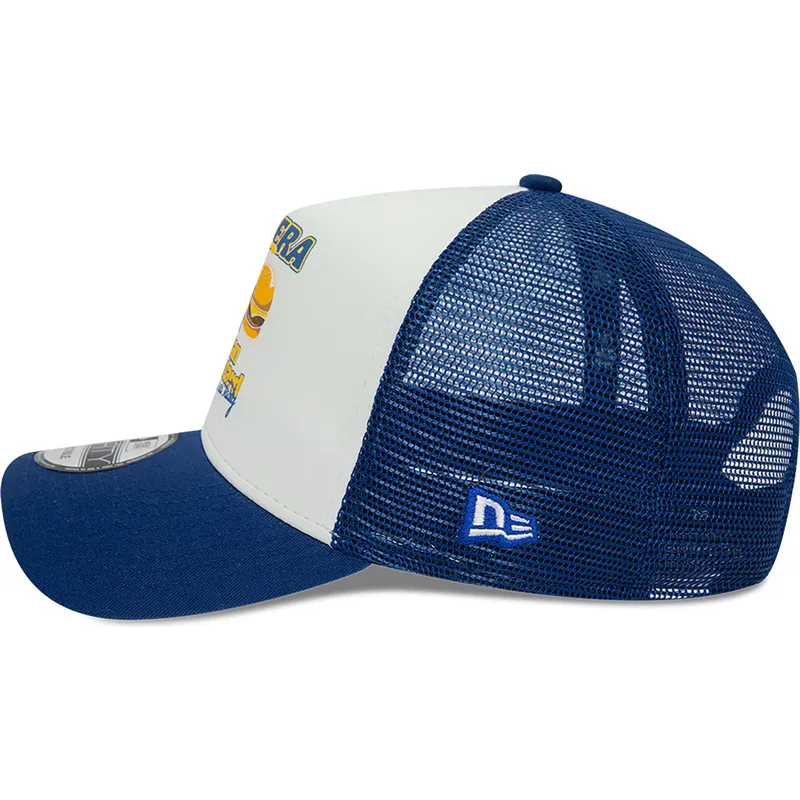 lippikset-kaareva-rekka-sininen-snapback-mustard-a-frame-food-new-era