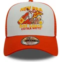 lippikset-kaareva-rekka-oranssi-snapback-sauce-a-frame-food-new-era