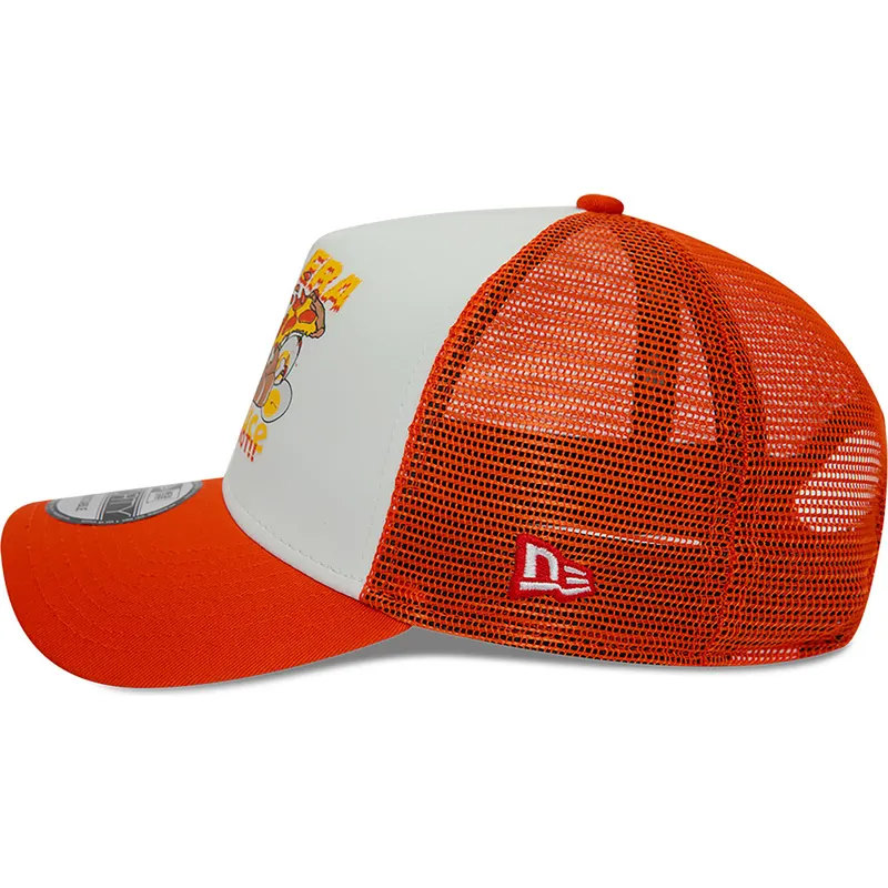 lippikset-kaareva-rekka-oranssi-snapback-sauce-a-frame-food-new-era