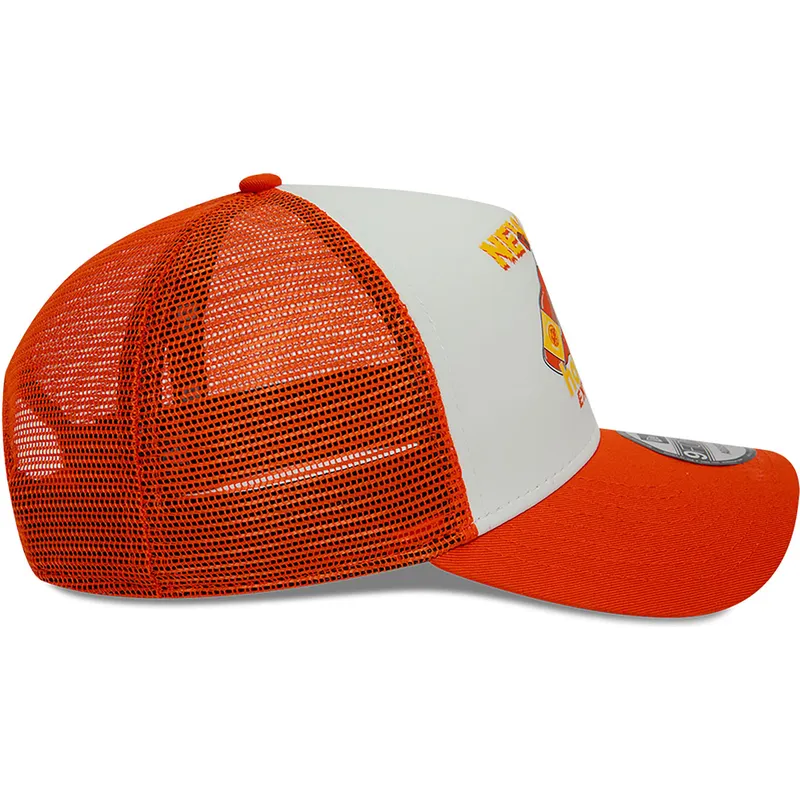 lippikset-kaareva-rekka-oranssi-snapback-sauce-a-frame-food-new-era