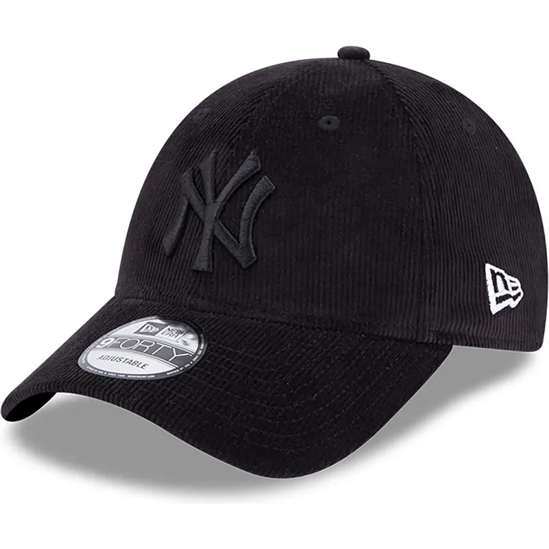 lippikset-kaareva-musta-saadettava-nauha-9forty-cord-new-york-yankees-mlb-new-era