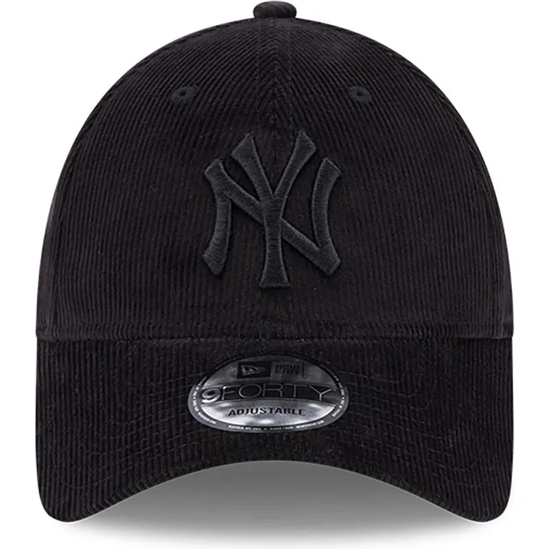 lippikset-kaareva-musta-saadettava-nauha-9forty-cord-new-york-yankees-mlb-new-era