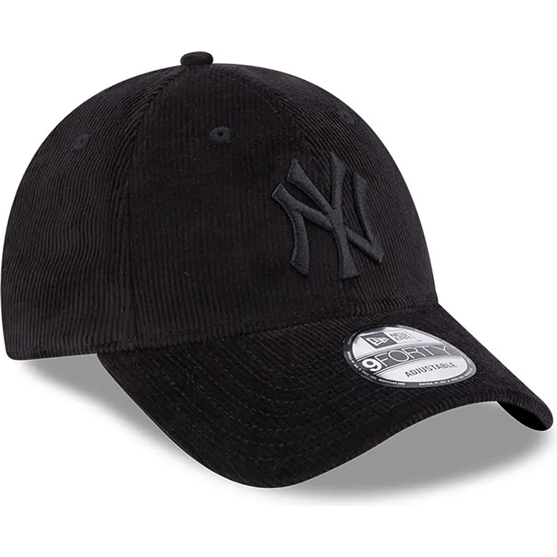 lippikset-kaareva-musta-saadettava-nauha-9forty-cord-new-york-yankees-mlb-new-era