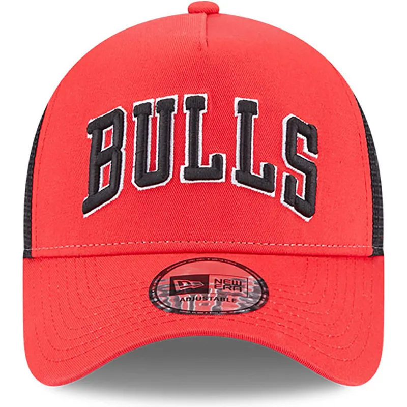 lippikset-kaareva-rekka-punainen-snapback-a-frame-team-script-chicago-bulls-nba-new-era