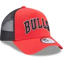 lippikset-kaareva-rekka-punainen-snapback-a-frame-team-script-chicago-bulls-nba-new-era