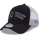 lippikset-kaareva-rekka-laivastonsininen-snapback-a-frame-team-script-new-york-yankees-mlb-new-era