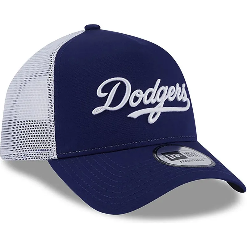lippikset-kaareva-rekka-sininen-snapback-a-frame-team-script-los-angeles-dodgers-mlb-new-era