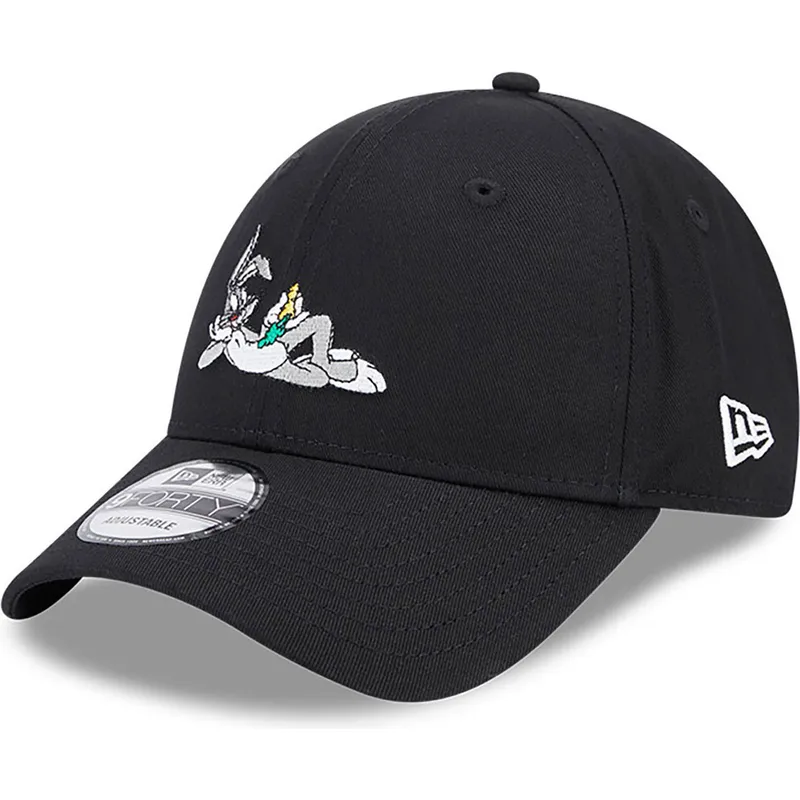 lippikset-kaareva-musta-saadettava-nauha-9forty-bugs-bunny-looney-tunes-new-era