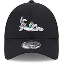 lippikset-kaareva-musta-saadettava-nauha-9forty-bugs-bunny-looney-tunes-new-era