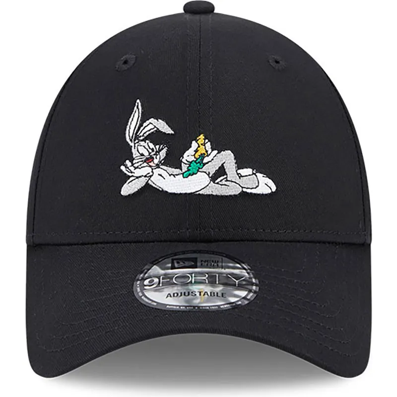 lippikset-kaareva-musta-saadettava-nauha-9forty-bugs-bunny-looney-tunes-new-era