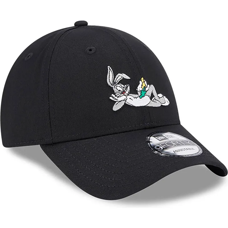 lippikset-kaareva-musta-saadettava-nauha-9forty-bugs-bunny-looney-tunes-new-era