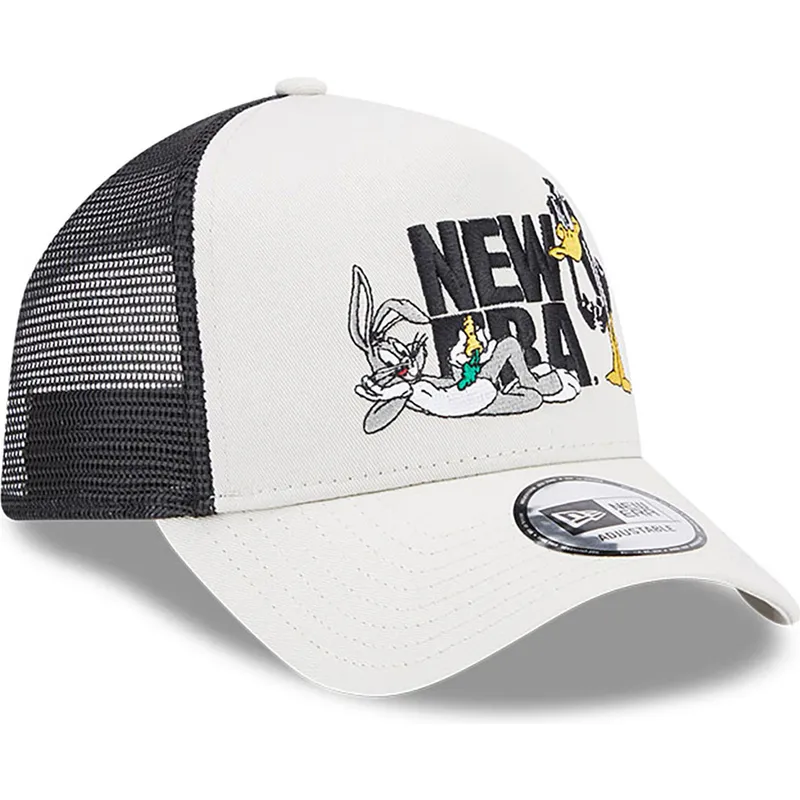 lippikset-kaareva-rekka-beige-snapback-a-frame-bugs-bunny-y-pato-lucas-looney-tunes-new-era
