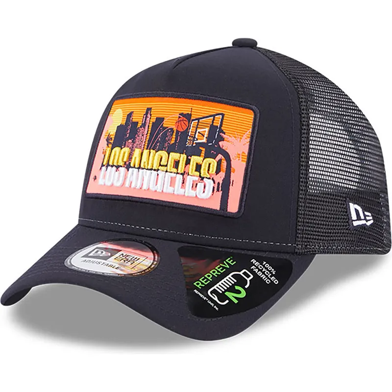 lippikset-kaareva-rekka-laivastonsininen-snapback-a-frame-repreve-license-plate-los-angeles-new-era