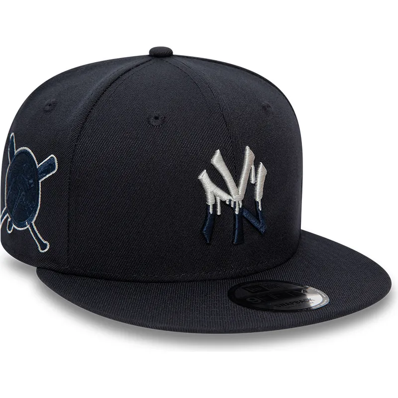 lippikset-littea-laivastonsininen-snapback-9fifty-team-drip-new-york-yankees-mlb-new-era