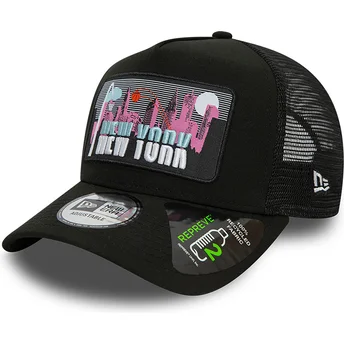 lippikset-kaareva-rekka-musta-snapback-a-frame-repreve-license-plate-new-york-new-era