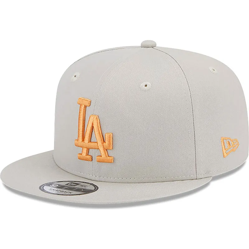 lippikset-littea-beige-snapback-9fifty-side-patch-los-angeles-dodgers-mlb-new-era
