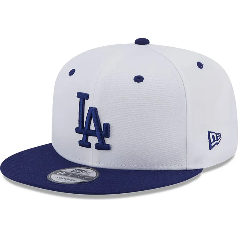 lippikset-littea-sininen-snapback-9fifty-white-crown-patch-los-angeles-dodgers-mlb-new-era
