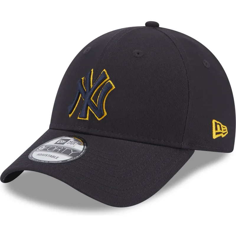 lippikset-kaareva-laivastonsininen-saadettava-nauha-9forty-team-outline-new-york-yankees-mlb-new-era lippikset-kaareva-laivastonsininen-saadettava-nauha-9forty-team-outline-new-york-yankees-mlb-new-era