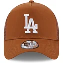 lippikset-kaareva-rekka-ruskea-snapback-a-frame-league-essential-los-angeles-dodgers-mlb-new-era