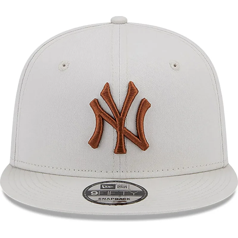 lippikset-littea-beige-snapback-9fifty-league-essential-new-york-yankees-mlb-new-era