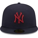 lippikset-littea-laivastonsininen-istuva-59fifty-league-essential-new-york-yankees-mlb-new-era
