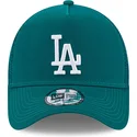 lippikset-kaareva-rekka-vihrea-snapback-a-frame-league-essential-los-angeles-dodgers-mlb-new-era