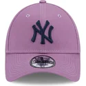 lippikset-kaareva-violetti-saadettava-nauha-9forty-league-essential-new-york-yankees-mlb-new-era