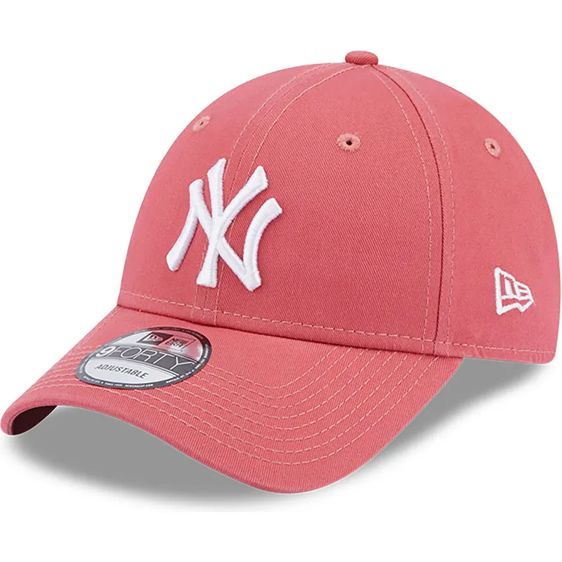 lippikset-kaareva-vaaleanpunainen-saadettava-nauha-9forty-league-essential-new-york-yankees-mlb-new-era